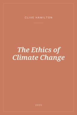 Portada de The Ethics of Climate Change