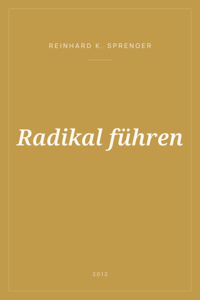 Portada de Radikal führen