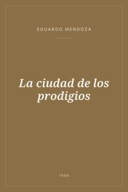 Portada de La ciudad de los prodigios