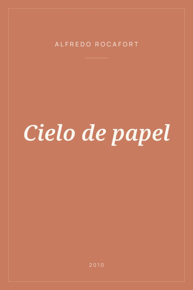 Portada de Cielo de papel