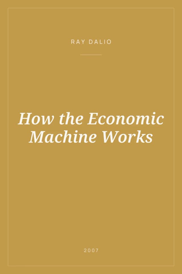Portada de How the Economic Machine Works