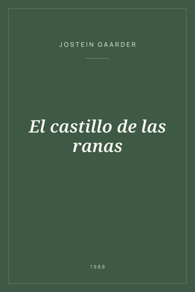 Portada de El castillo de las ranas