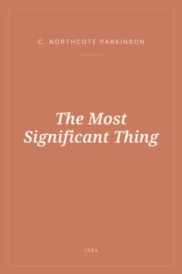 Portada de The Most Significant Thing