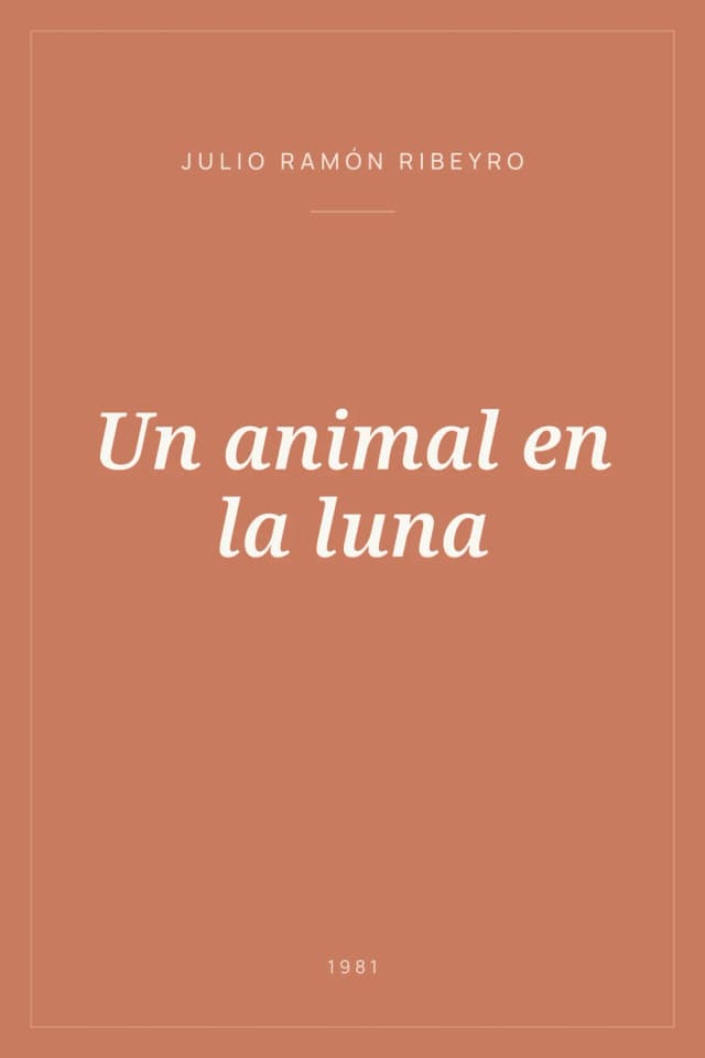 Portada de Un animal en la luna