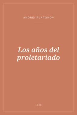 Portada de Los años del proletariado