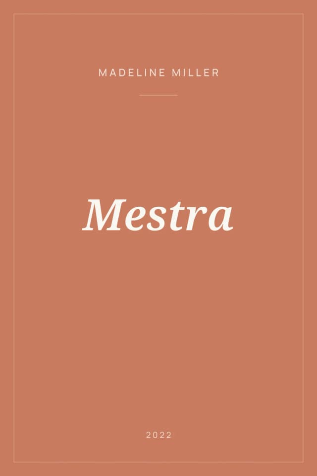Portada de Mestra