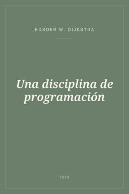 Portada de Una disciplina de programación