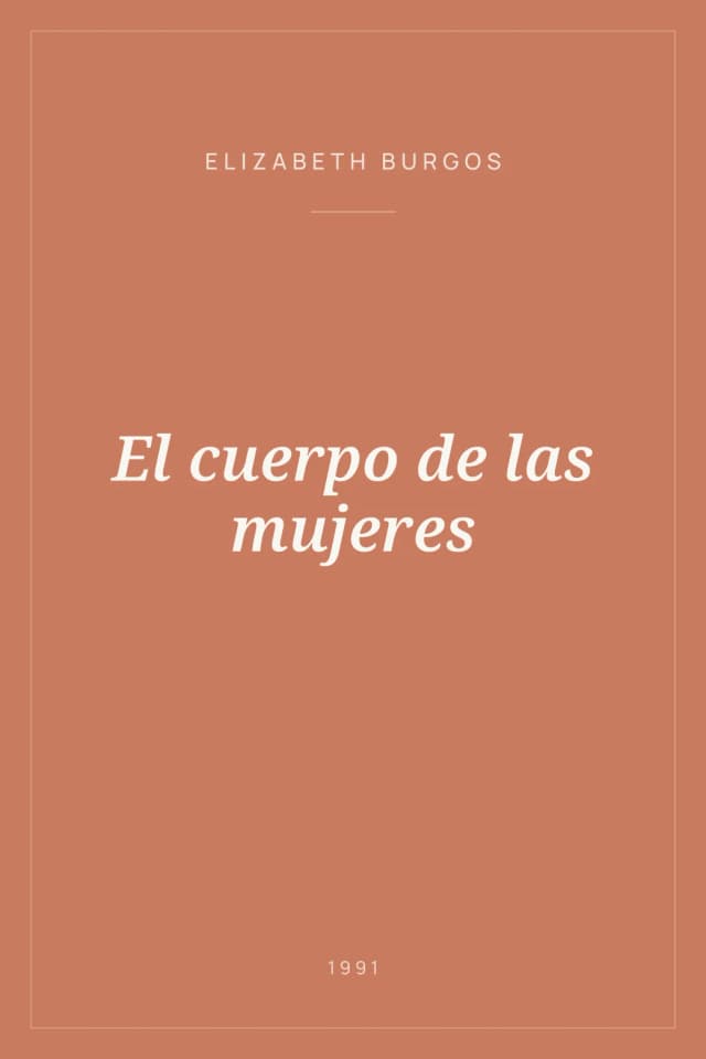 Portada de El cuerpo de las mujeres