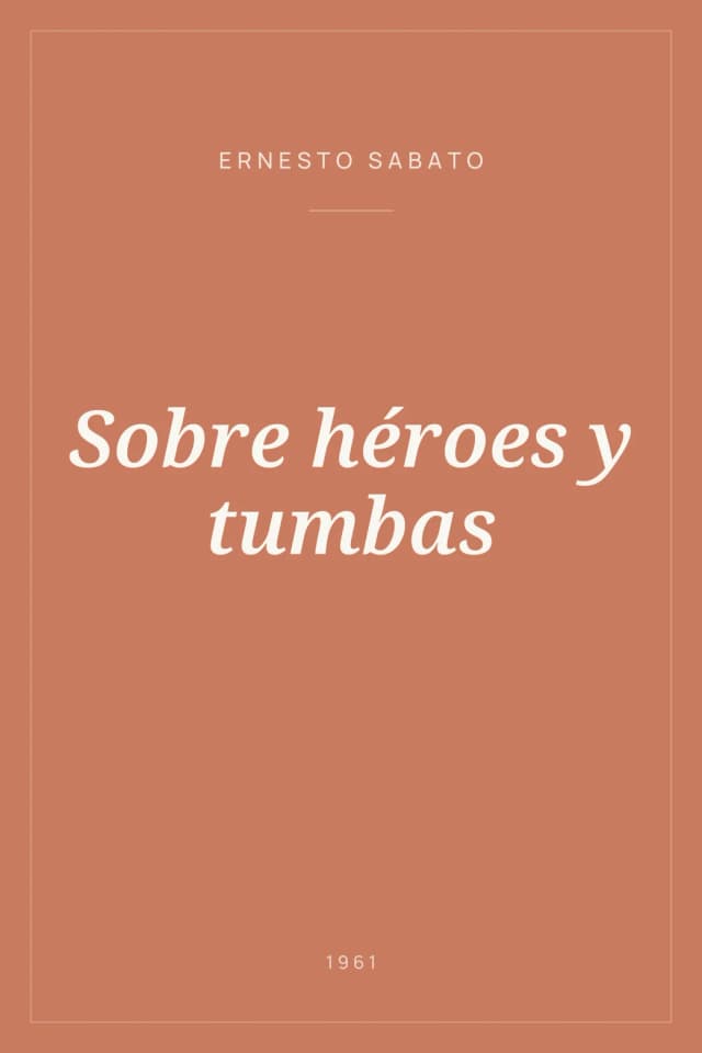 Portada de Sobre héroes y tumbas