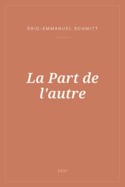 Portada de La Part de l'autre
