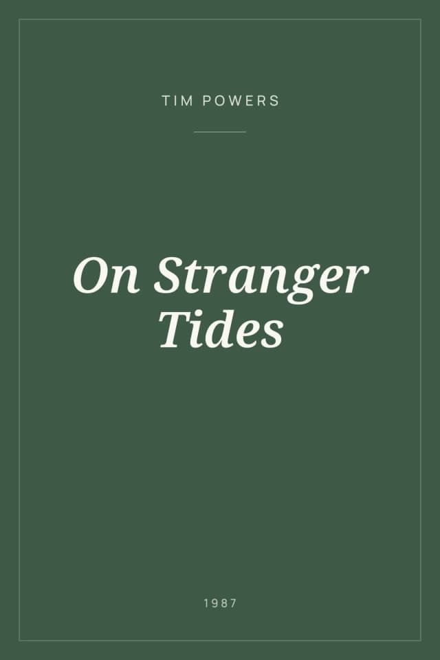 Portada de On Stranger Tides