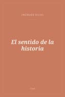 Portada de El sentido de la historia