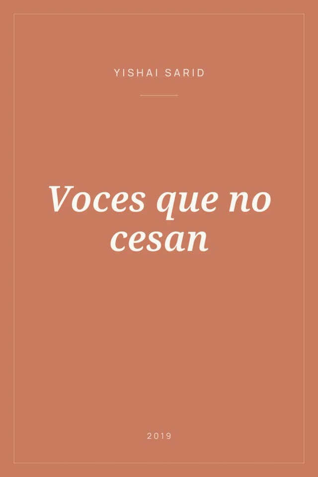 Portada de Voces que no cesan