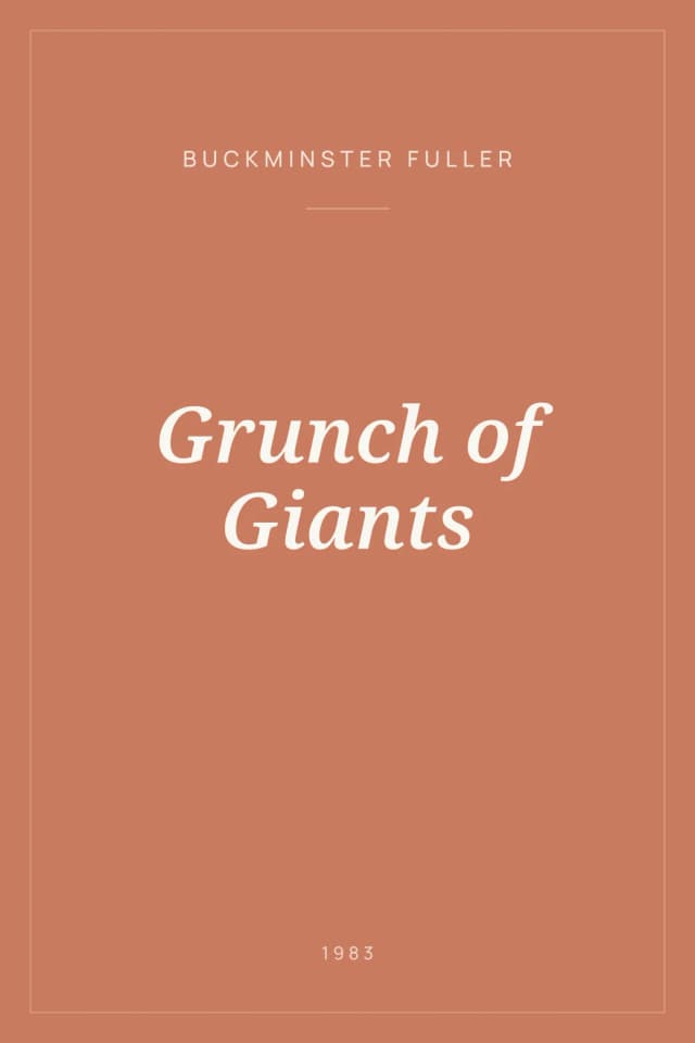 Portada de Grunch of Giants