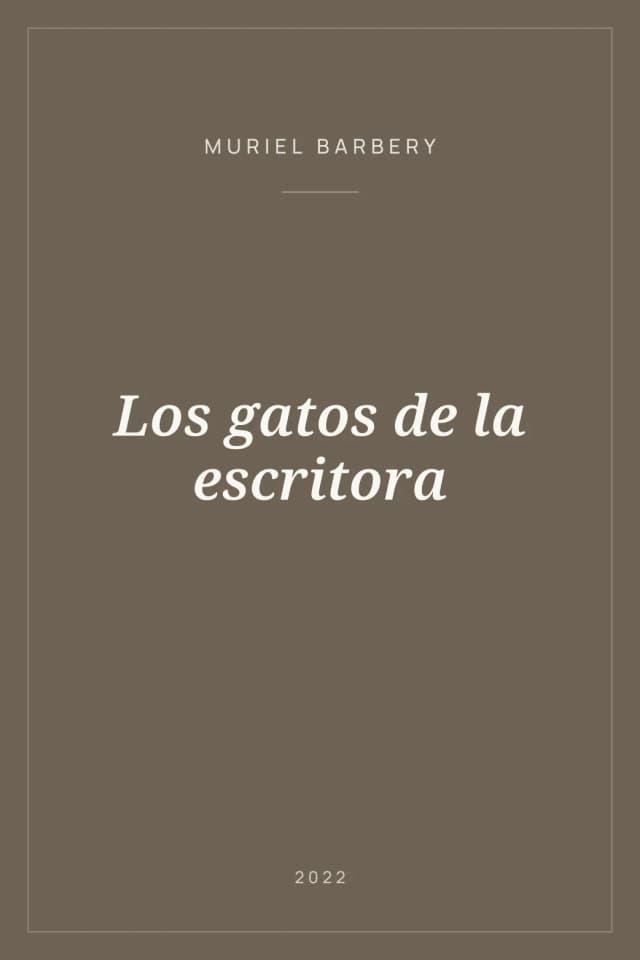 Portada de Los gatos de la escritora