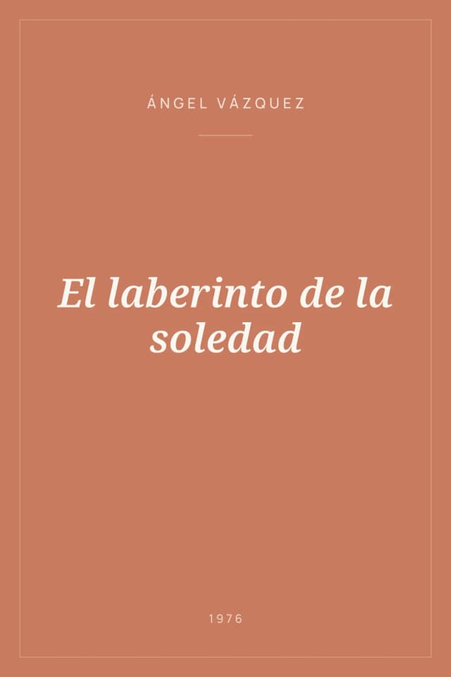 Portada de El laberinto de la soledad