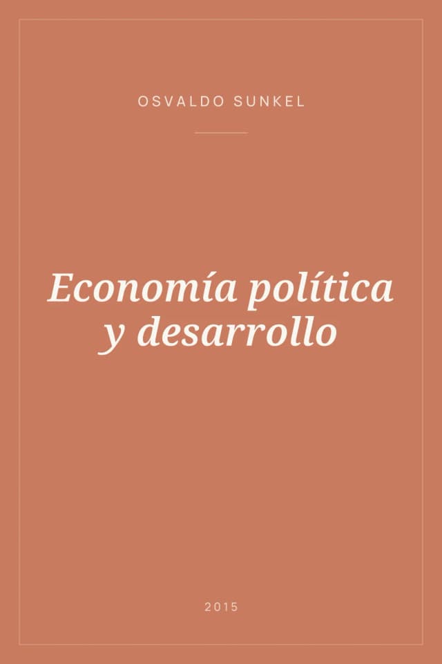 Portada de Economía política y desarrollo