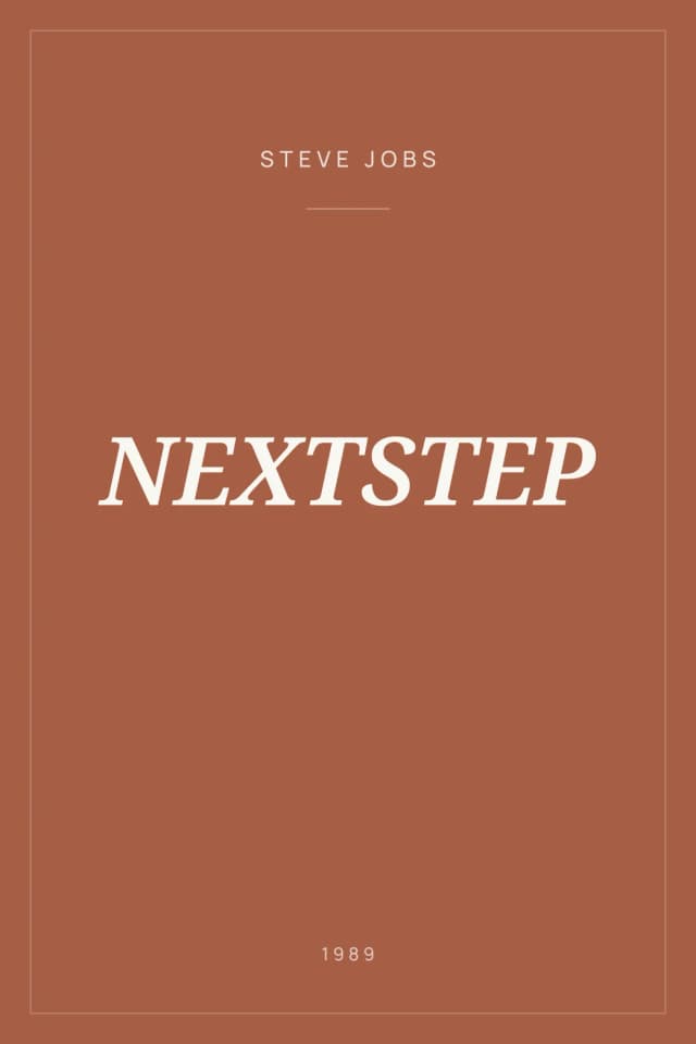 Portada de NEXTSTEP