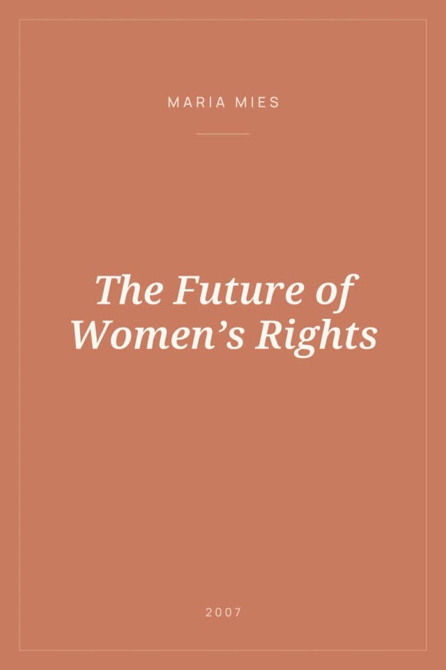 Portada de The Future of Women’s Rights