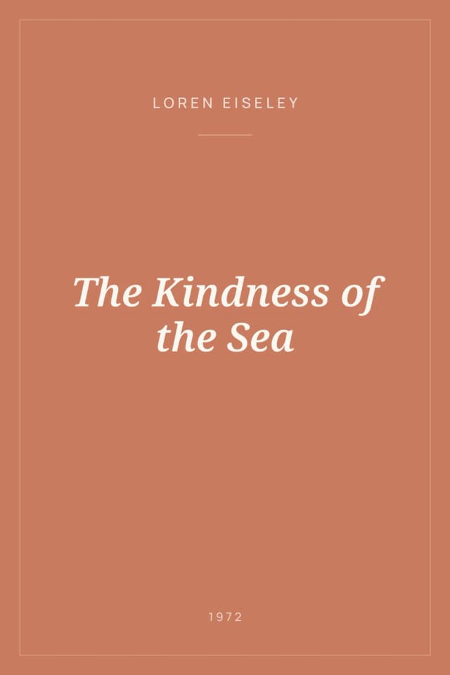 Portada de The Kindness of the Sea