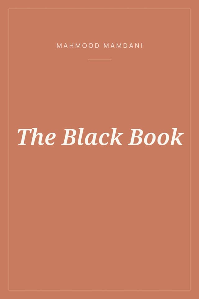 Portada de The Black Book