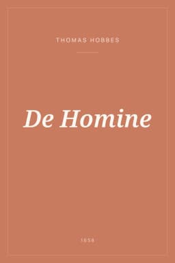 Portada de De Homine