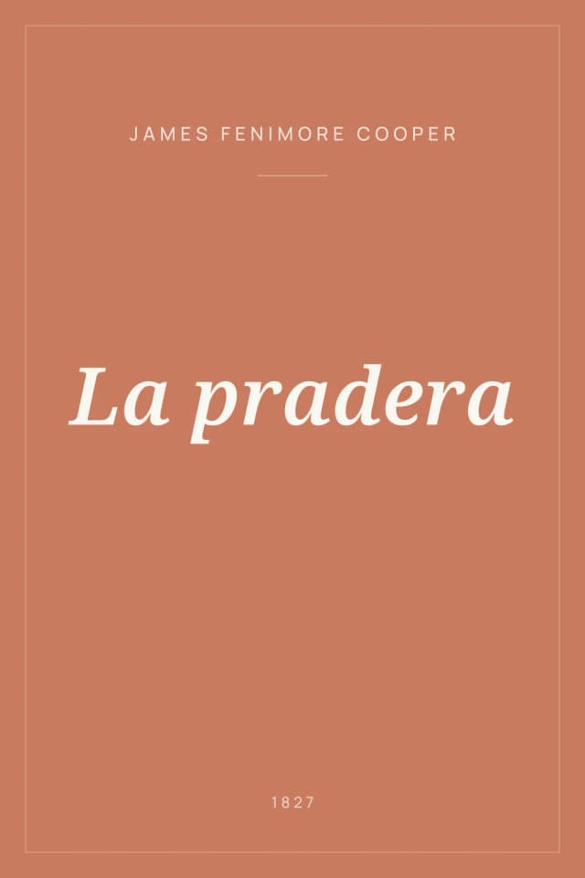 Portada de La pradera