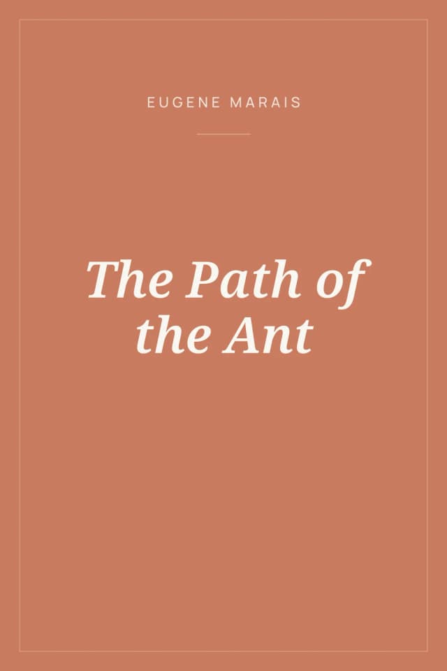 Portada de The Path of the Ant