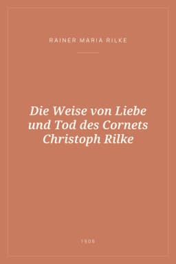 Portada de Die Weise von Liebe und Tod des Cornets Christoph Rilke