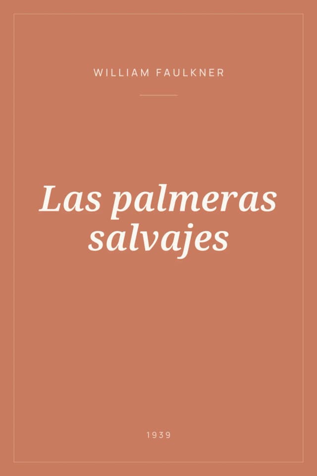 Portada de Las palmeras salvajes