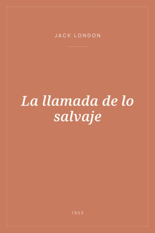 Portada de La llamada de lo salvaje