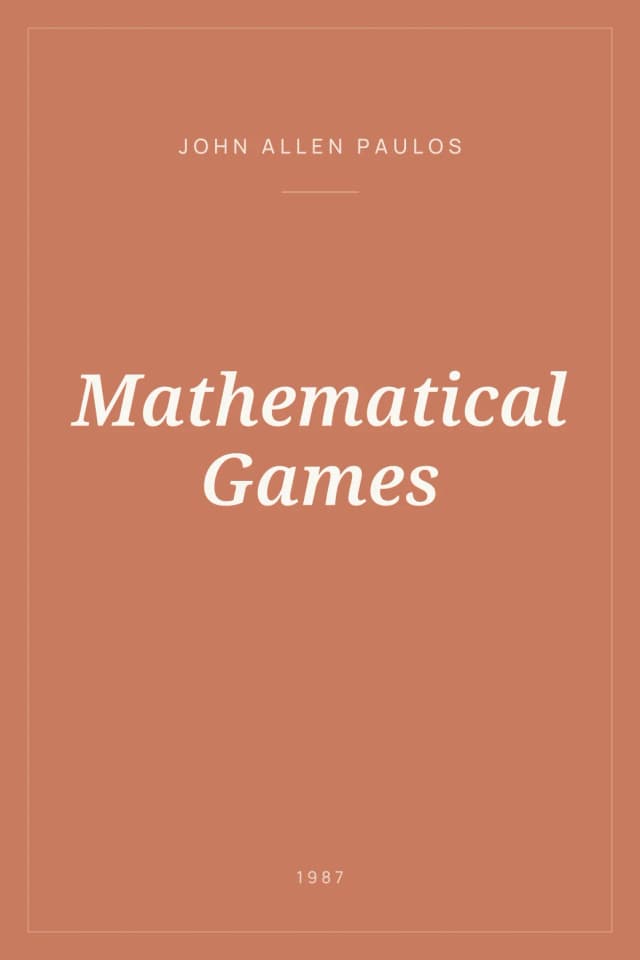 Portada de Mathematical Games