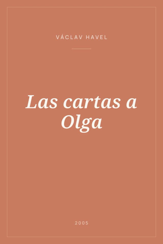 Portada de Las cartas a Olga