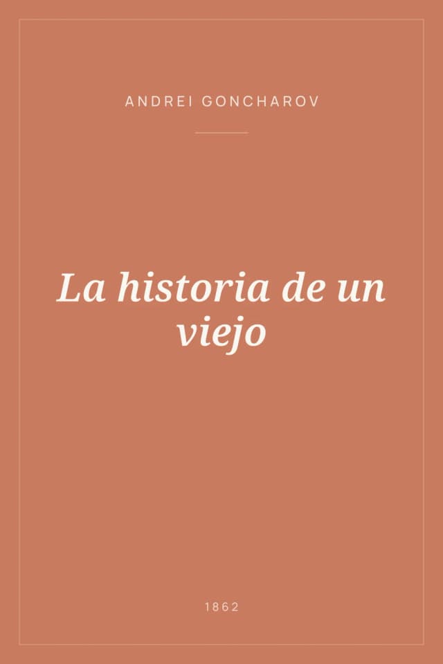 Portada de La historia de un viejo