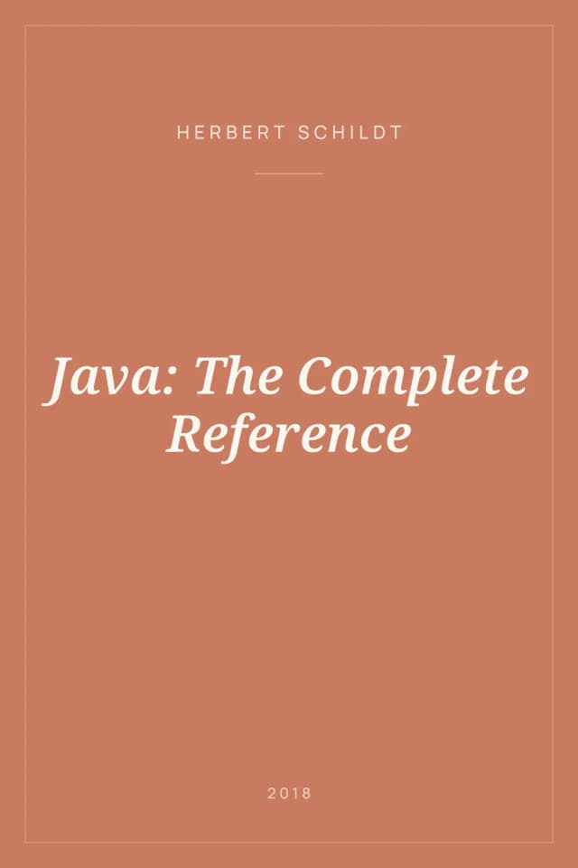 Portada de Java: The Complete Reference