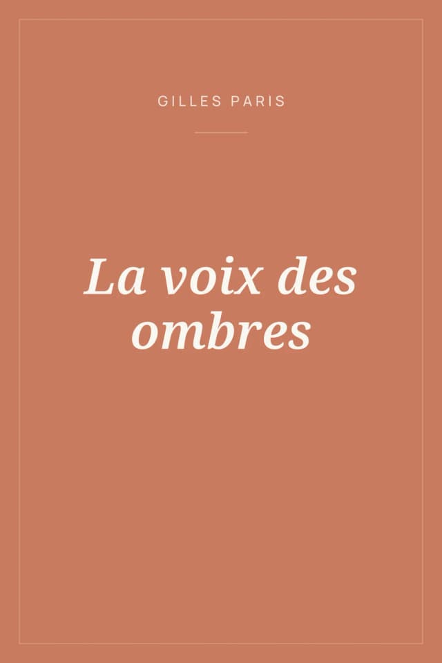 Portada de La voix des ombres