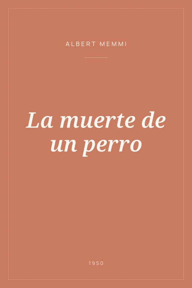 Portada de La muerte de un perro