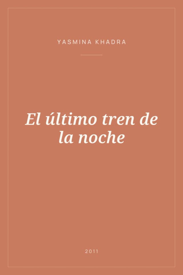 Portada de El último tren de la noche