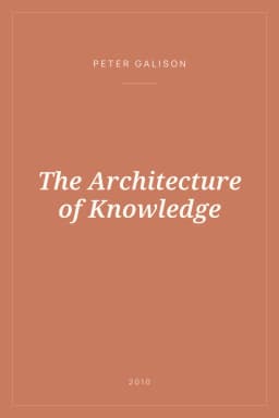 Portada de The Architecture of Knowledge
