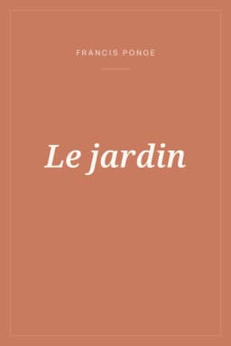 Portada de Le jardin