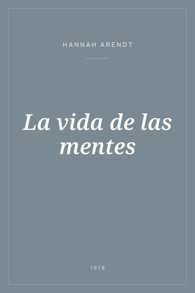 Portada de La vida de las mentes