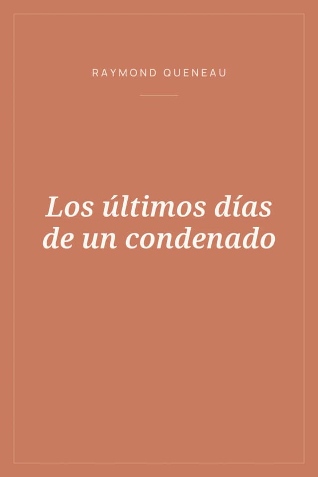 Portada de Los últimos días de un condenado