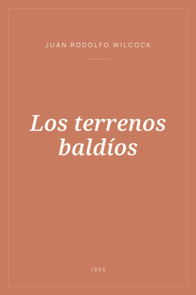 Portada de Los terrenos baldíos