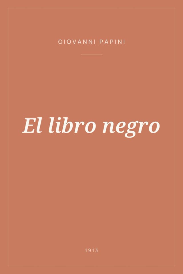 Portada de El libro negro