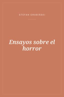 Portada de Ensayos sobre el horror