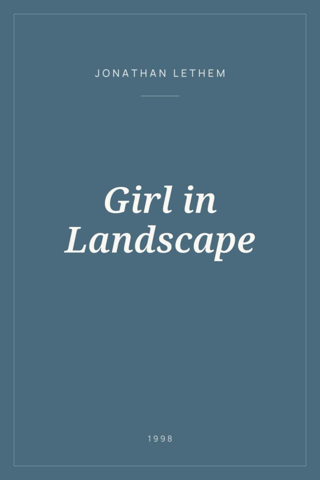 Portada de Girl in Landscape