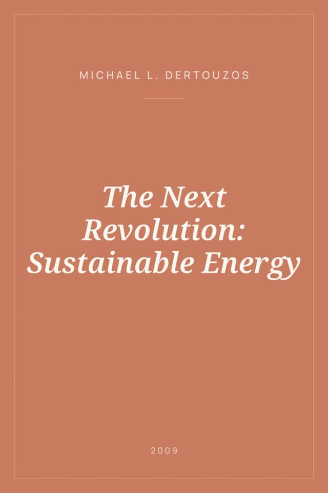 Portada de The Next Revolution: Sustainable Energy