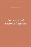 Portada de La crisis del reconocimiento