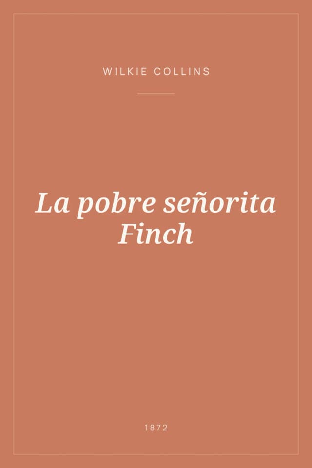 Portada de La pobre señorita Finch