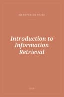 Portada de Introduction to Information Retrieval